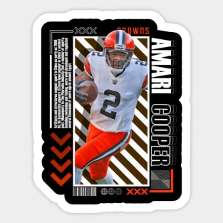 Amari Cooper Paper Poster Version 10 Sticker